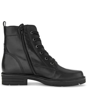 Gabor Lace-Up Boots - Negro