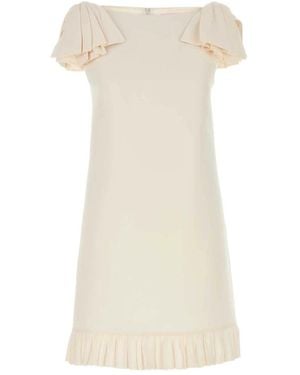 Valentino Garavani Short Dresses - Natural