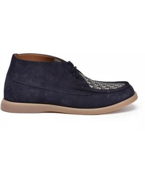Dior Lace-Up Boots - Blue