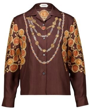 Versace Shirts - Marron