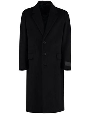 Valentino Garavani Single-Breasted Coats - Zwart