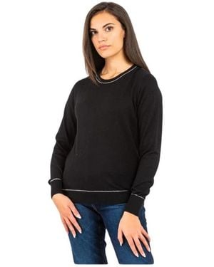 Gas Round-Neck Knitwear - Black
