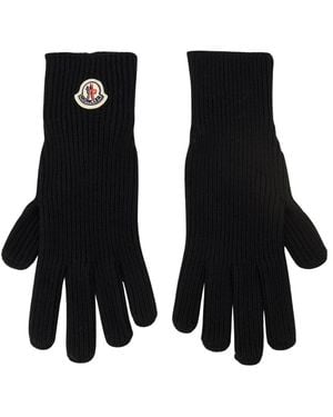 Moncler Gloves - Negro