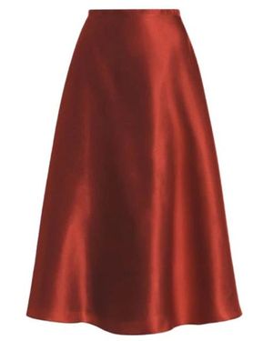 Alberta Ferretti Rokken ,Rood ,Organza Zijden Organza Volledige Rok