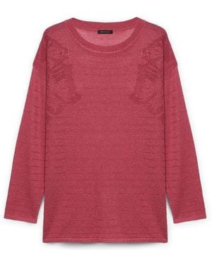 FIORELLA RUBINO Round-Neck Knitwear - Rosso