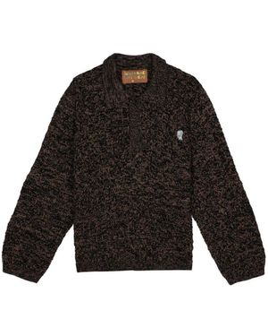 Brain Dead Round-Neck Knitwear - Negro