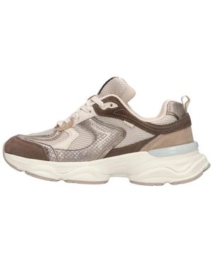 Mexx Schoenen ,Bruin ,Norah Komo Sneakers - Naturel