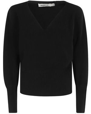 Jonathan Simkhai Maglione in maglia accogliente - Nero
