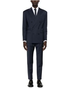 DSquared² Double Breasted Suits - Blue