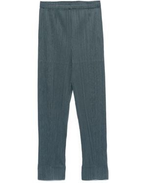 Issey Miyake Straight Trousers - Grey