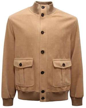 Circolo 1901 Bomber Jackets - Brown