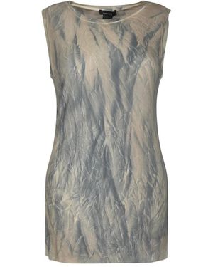 Avant Toi Sleeveless Tops - Grey