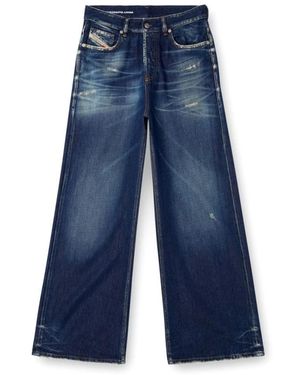 DIESEL 1996 D-Sire Wide Jeans - Blauw