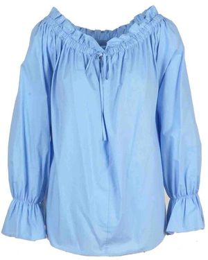 L'Autre Chose Blouses - Blue