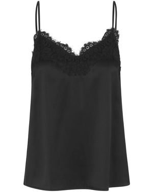 Rosemunde Sleeveless Tops - Black