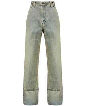 Entire studios Straight Jeans - Groen