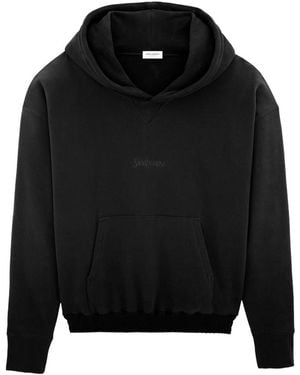 Saint Laurent Hoodies - Black