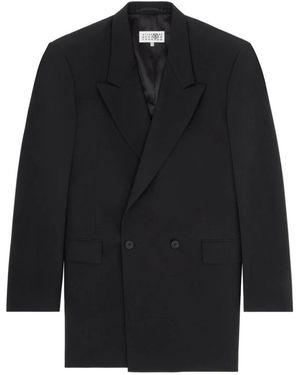 MM6 by Maison Margiela Blazers - Black