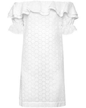 Philipp Plein Short Dresses - White