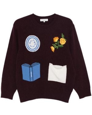 Stine Goya Round-Neck Knitwear - Blauw