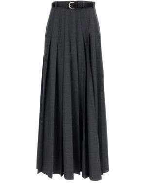 Self-Portrait Maxi Skirts - Nero