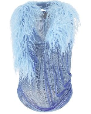 GIUSEPPE DI MORABITO Sleeveless Tops - Blue