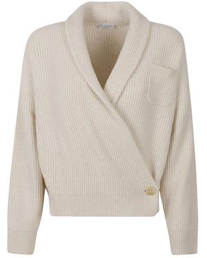 Brunello Cucinelli M12724306 Vest - Grijs