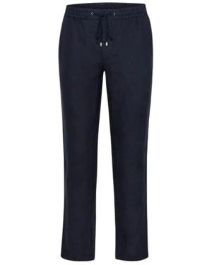 Sand Straight Trousers - Blauw