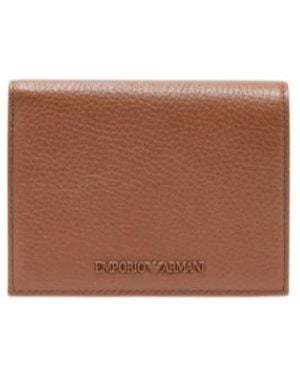 Emporio Armani Wallets & Cardholders - Brown