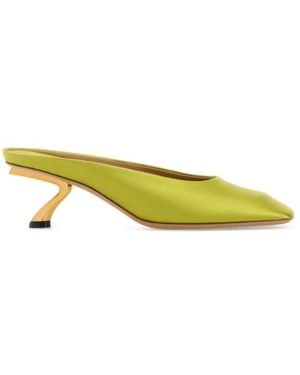 Ferragamo Heeled Mules - Yellow