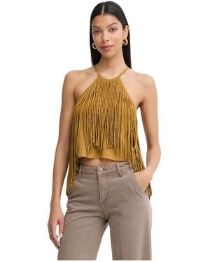 Pinko Sleeveless Tops - Marrón