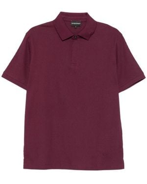 Emporio Armani Polo Shirts - Purple