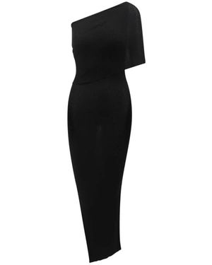 Rick Owens Athena Wollkleid - Schwarz
