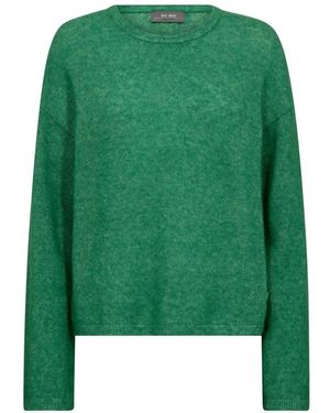 Mos Mosh Round-Neck Knitwear - Verde