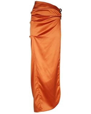 Gcds Maxi Skirts - Arancione