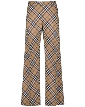 Burberry Wide Trousers - Grey