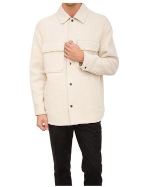 Emporio Armani Weiße blouson jacke - Natur