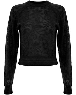 Kocca Round-Neck Knitwear - Zwart