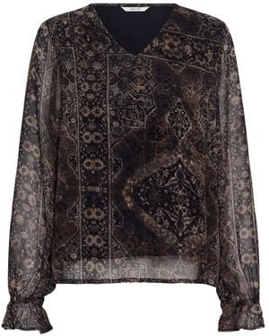 Cream Blouses - Noir