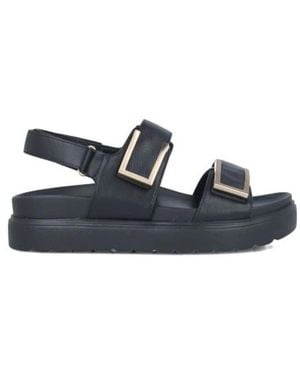 Menbur Flache Sandalen - Blau