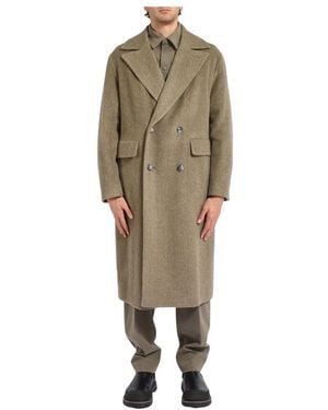 HUGO Double-Breasted Coats - Verde