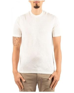 FILIPPO DE LAURENTIIS Stilvolle T-Shirt Kollektion - Weiß