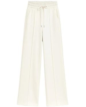 Clips Wide Pants - White
