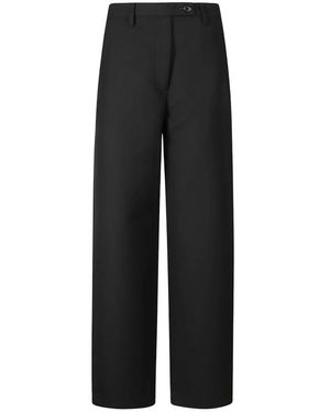 Grifoni Straight Trousers - Negro