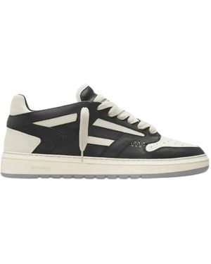 Represent Handgefertigte Leder Low Top Sneakers - Schwarz