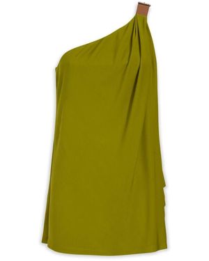 Alberta Ferretti Elegant sleeveless top - Grün