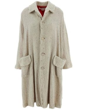 Comme des Garçons Single-Breasted Coats - Gris