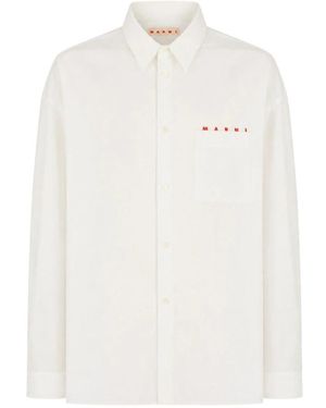 Marni Overhemden ,Wit ,Casual Shirts