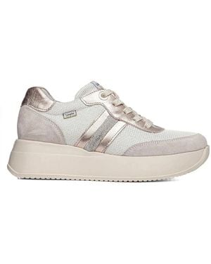 Callaghan Hochwertige Wildleder-Sneakers Mit Wasserdichtem Schutz - Weiß