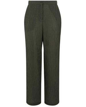 Emporio Armani Wide Trousers - Green